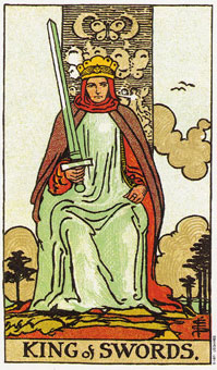 ԭʼΰ - Original Rider-Waite Tarot -  - King Of Swords