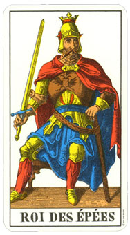 1JJʿ1974 - 1JJ Swiss Tarot 1974 -  - King Of Swords