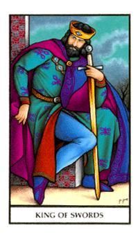 ŵ - Connolly Tarot -  - King Of Swords