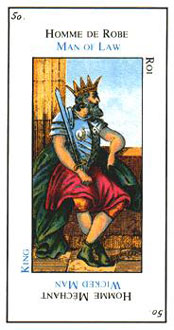  - Etteilla Tarot -  - King Of Swords