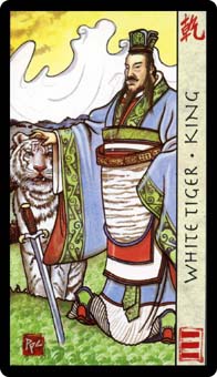 ˮ - Feng Shui Tarot -  - King Of Swords