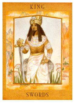 Ů - Goddess Tarot -  - King Of Swords