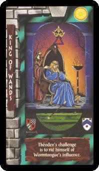 ֮ - Lord of the Rings Tarot - Ȩȹ - King Of Wands