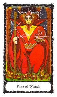 ʥõ - Sacred Rose Tarot - Ȩȹ - King Of Wands