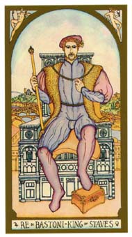 ո - Renaissance Tarot - Ȩȹ - King Of Wands