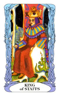 ¹⻨԰ - Moon Garden Tarot - Ȩȹ - King Of Wands