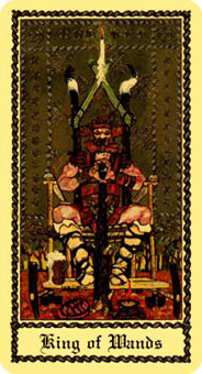 ˹ - Scapini Tarot - Ȩȹ - King Of Wands