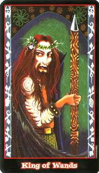 Ѫ - Vampire Tarot - Ȩȹ - King Of Wands