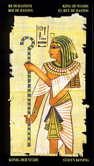  - Egyptian Tarot - Ȩȹ - King Of Wands