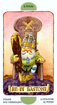  - Tarot of the Gnomes - Ȩȹ - King Of Wands