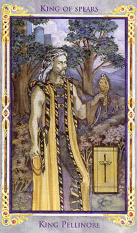 ɪ - Legend Arthurian Tarot - Ȩȹ - King Of Wands