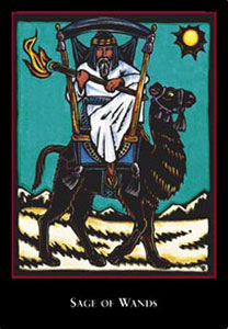 羫 - The World Spirit Tarot - Ȩȹ - King Of Wands