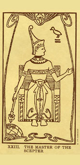 ˣUSG - Egyptian Tarot - Ȩȹ - King Of Wands