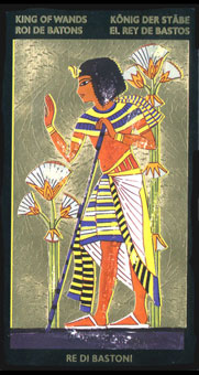  - Nefertaris Tarot - Ȩȹ - King Of Wands