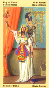 ˹ - Ramses Tarot of Eternity - Ȩȹ - King Of Wands