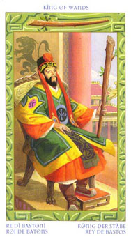 ֮ - Tarot of the Journey to the Orient - Ȩȹ - King Of Wands