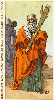 Ŷ - Tarot of Durer - Ȩȹ - King Of Wands