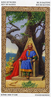 ³ - Tarot of Druids - Ȩȹ - King Of Wands