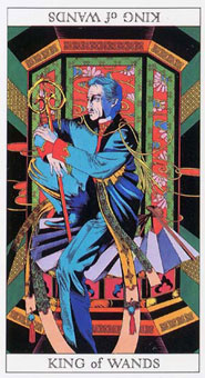 ħ - Love and Mystical Tarot - Ȩȹ - King Of Wands