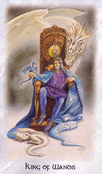  - The Celtic Dragon Tarot - Ȩȹ - King Of Wands