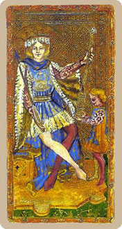 Ү³ - Cary-Yale Visconti Tarot - Ȩȹ - King Of Wands