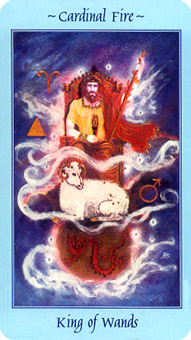  - Celestial Tarot - Ȩȹ - King Of Wands