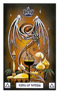  - Dragon Tarot - Ȩȹ - King Of Wands