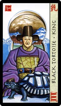 ˮ - Feng Shui Tarot - Ȩȹ - King Of Wands