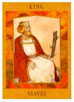 Ů - Goddess Tarot - Ȩȹ - King Of Wands