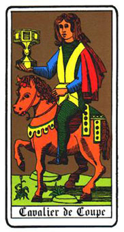 ˹ - Oswald Wirth Tarot - ʥʿ - Knight Of Cups