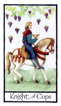 Ӣʼ - Old English Tarot - ʥʿ - Knight Of Cups