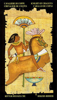  - Egyptian Tarot - ʥʿ - Knight Of Cups