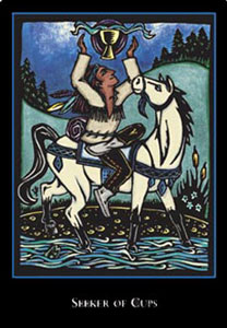 羫 - The World Spirit Tarot - ʥʿ - Knight Of Cups