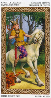 ³ - Tarot of Druids - ʥʿ - Knight Of Cups