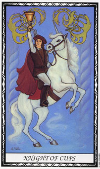  - Unicorn Tarot - ʥʿ - Knight Of Cups