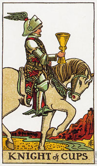 ԭʼΰ - Original Rider-Waite Tarot - ʥʿ - Knight Of Cups