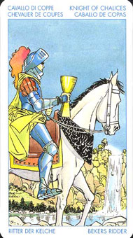 ʥ׳ΰ - Universal Waite Tarot - ʥʿ - Knight Of Cups