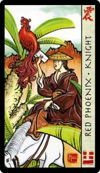 ˮ - Feng Shui Tarot - ʥʿ - Knight Of Cups