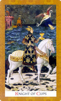 ƽʱ - Golden Tarot - ʥʿ - Knight Of Cups