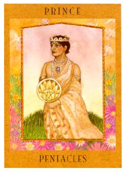 Ů - Goddess Tarot - Ǯʿ - Knight Of Pentacles