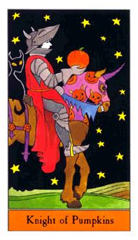 ʥ - Halloween Tarot - Ǯʿ - Knight Of Pentacles