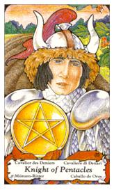 ɭ޲ - Hanson Roberts Tarot - Ǯʿ - Knight Of Pentacles