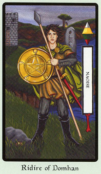  - Faery Wicca Tarot - Ǯʿ - Knight Of Pentacles