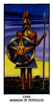  - Ibis Tarot - Ǯʿ - Knight Of Pentacles