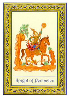 ̩ʼ - Royal Thai Tarot - Ǯʿ - Knight Of Pentacles