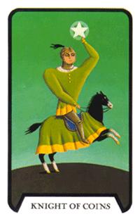 Ů - Tarot of the Witches - Ǯʿ - Knight Of Pentacles