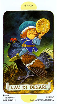  - Tarot of the Gnomes - Ǯʿ - Knight Of Pentacles