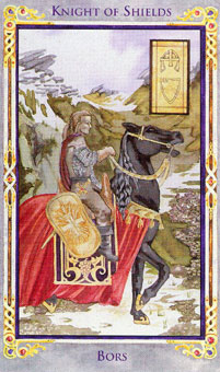 ɪ - Legend Arthurian Tarot - Ǯʿ - Knight Of Pentacles