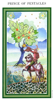 Ȼ - The Enchanted Tarot - Ǯʿ - Knight Of Pentacles