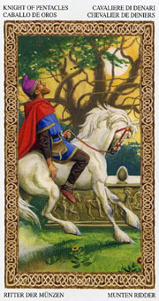 ³ - Tarot of Druids - Ǯʿ - Knight Of Pentacles